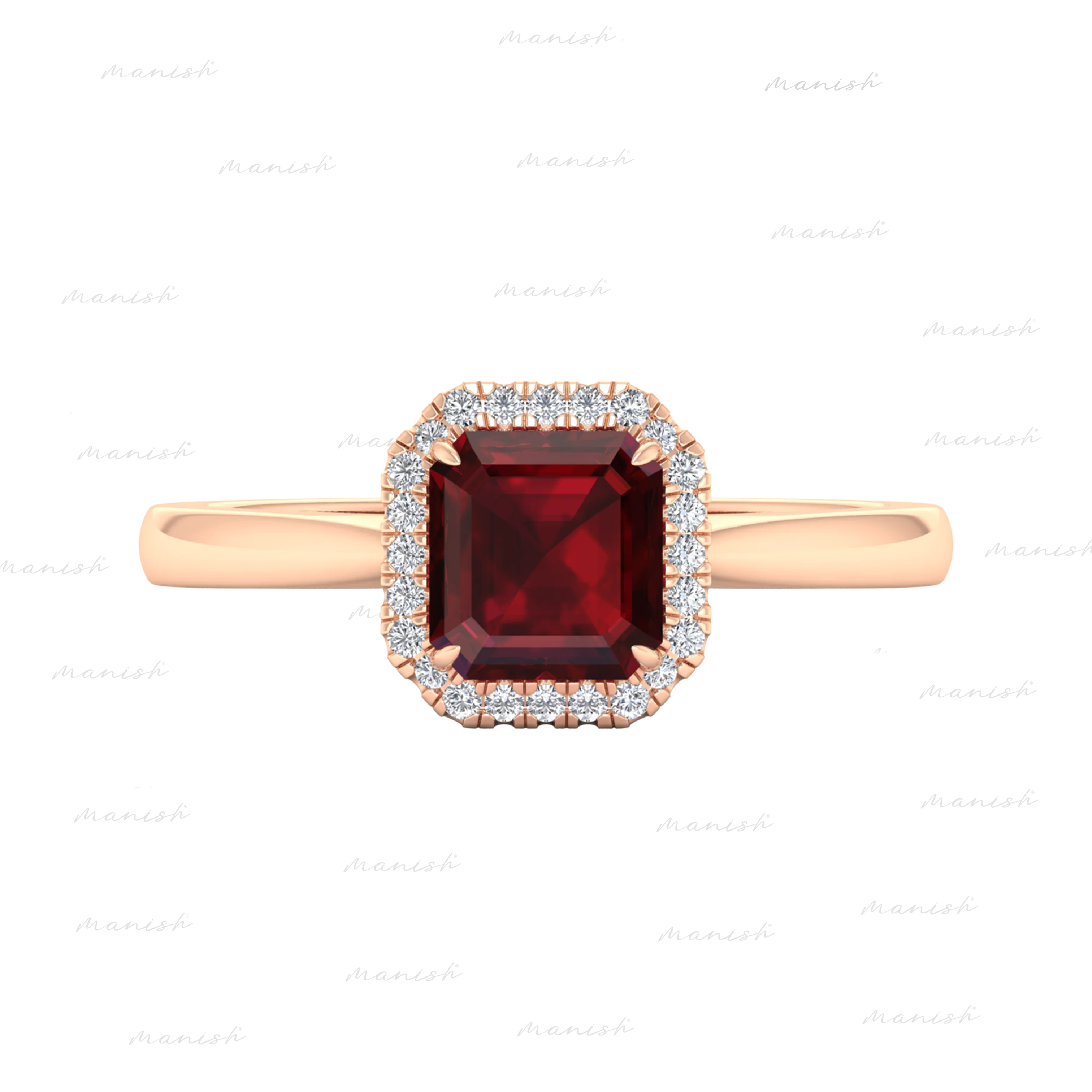 Eira Diamond and Ruby Ring